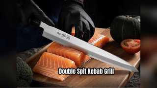 Commercial Kebab Grill Double Spit Shawarma Machine