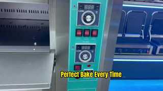 2-layer, 2-tray Electric Deck Oven For Startup Bakery Shop And Commercial Restaurant